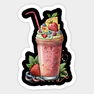 Cold natural juice Sticker